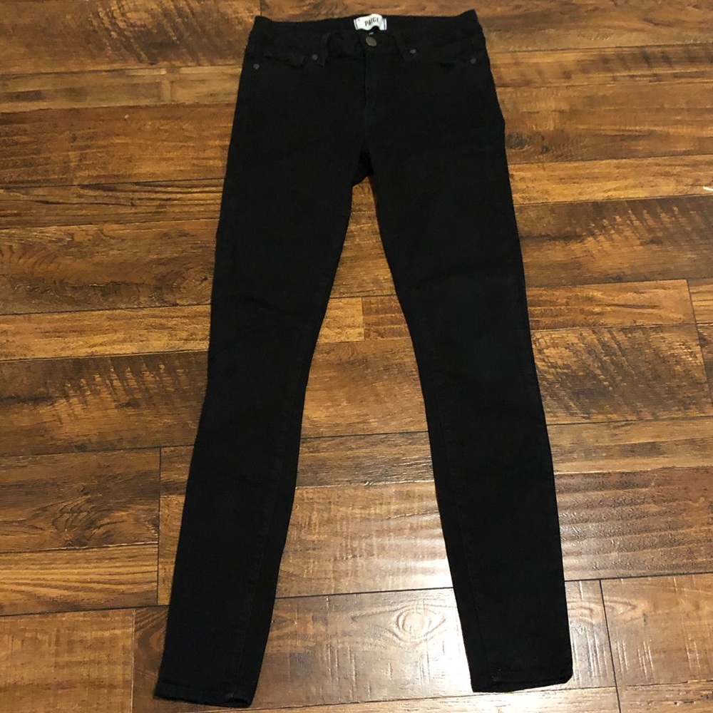 Paige ultra skinny verdugo black jeans size 27